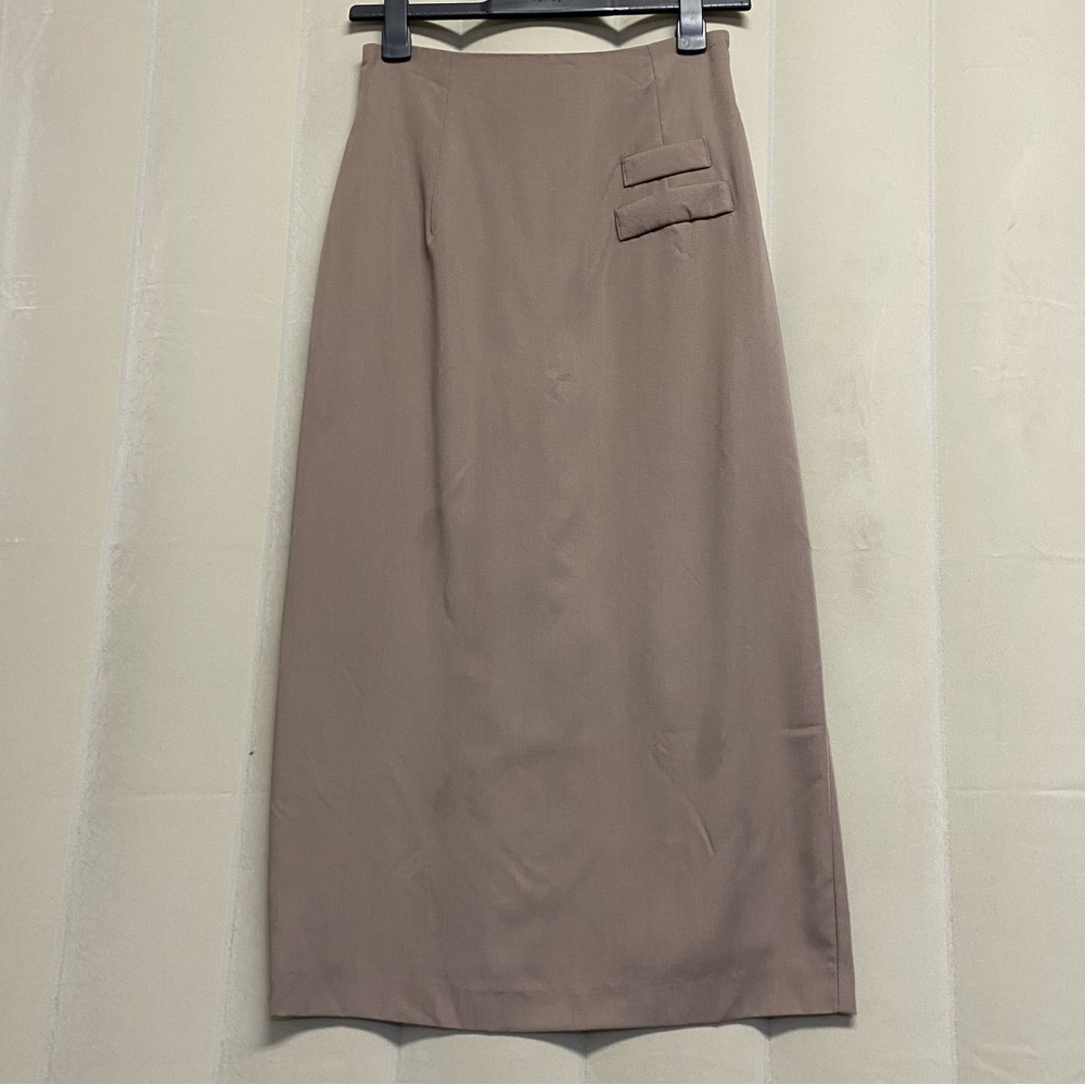 Vintage Michele Women’s Skirt Size 8 Midi Maxi Minimalist Modest Neutral NWT